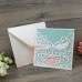 Printable Shimmer White Laser Cut Invitations Pocket